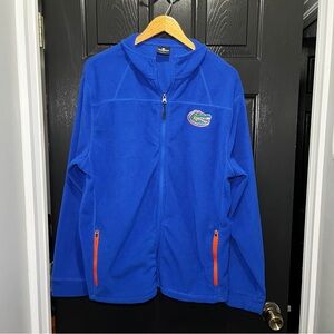 Colosseum Florida Gators Jacket Full Zip Men’s Blue, Zipped Pockets L